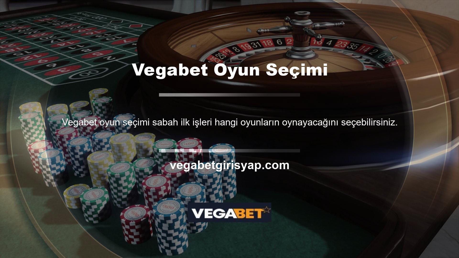 Oynamak için bir oyun seçin